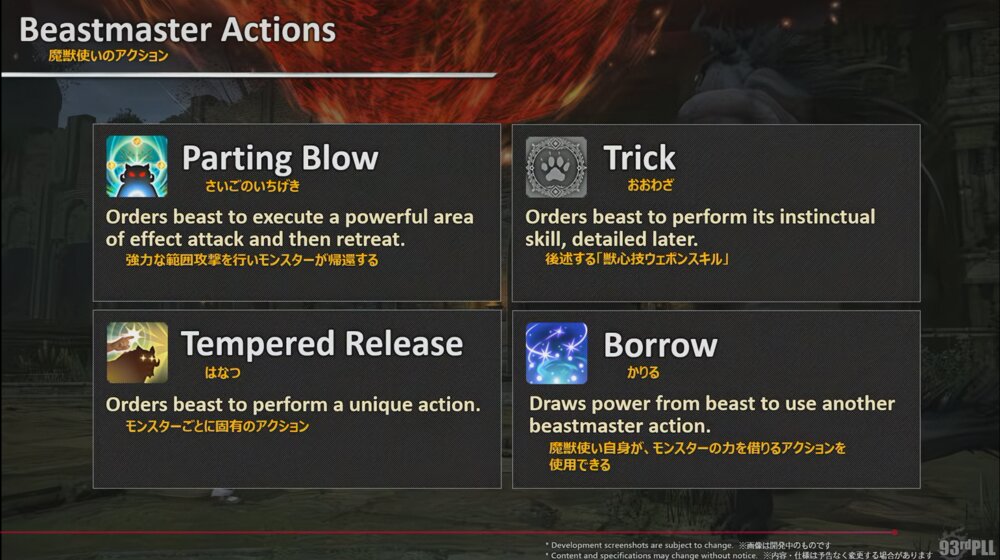 4つの基本アクション