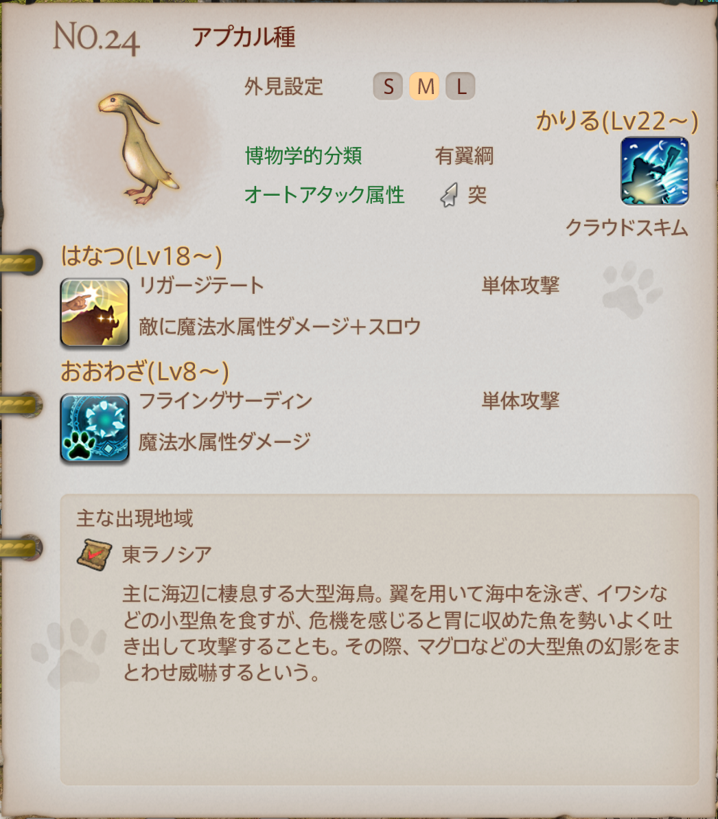 魔獣の姿