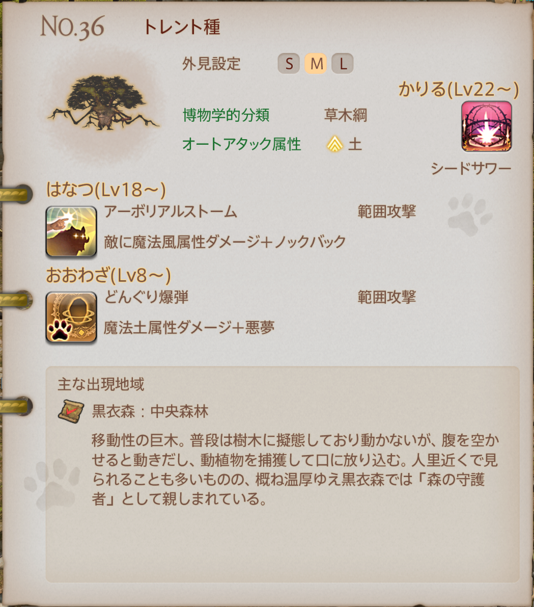魔獣の姿